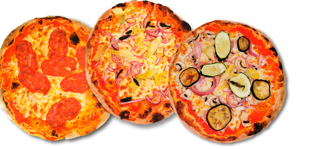 pizzas hechas en el horno de leña de el forn de bolufer pizzería coquería en benissa